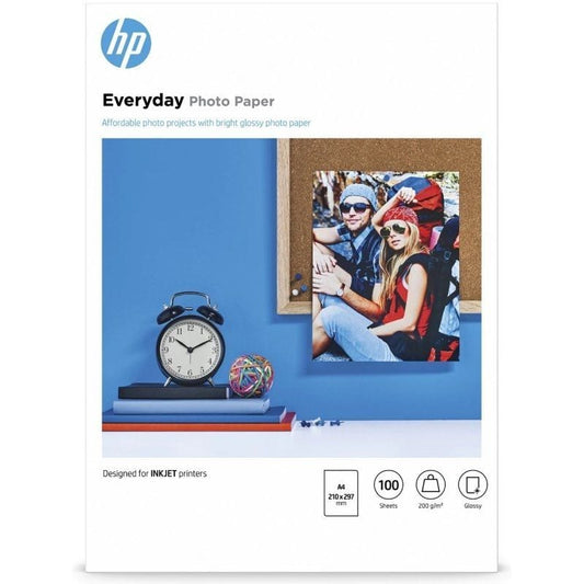 Papel Fotográfico HP Everyday Q2510A
DIN A4
200g
100 Hojas