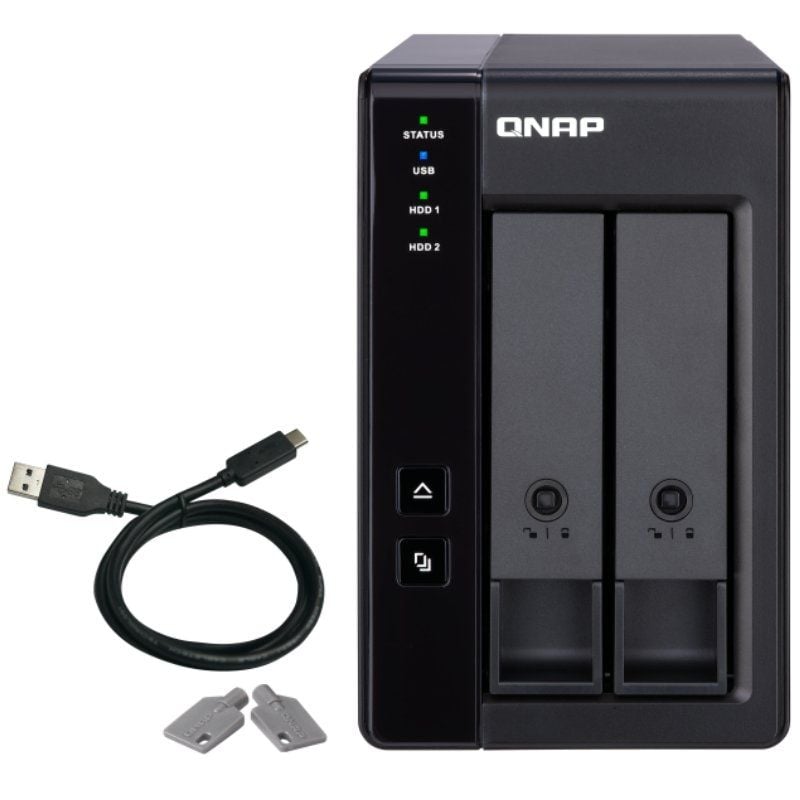 DAS QNAP TR-002
2 Bahías 3.5"- 2.5"
Formato Torre