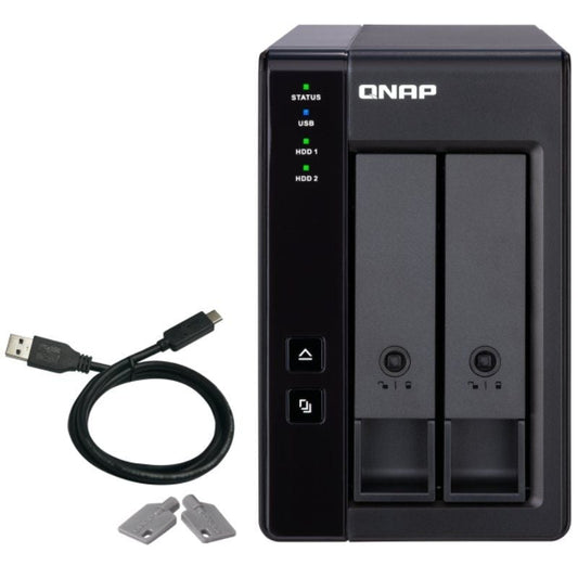 DAS QNAP TR-002
2 Bahías 3.5"- 2.5"
Formato Torre