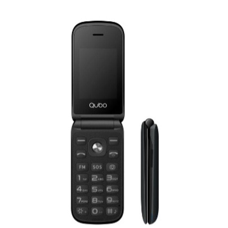 Teléfono Móvil Qubo X-209 4G para Personas Mayores
Negro
