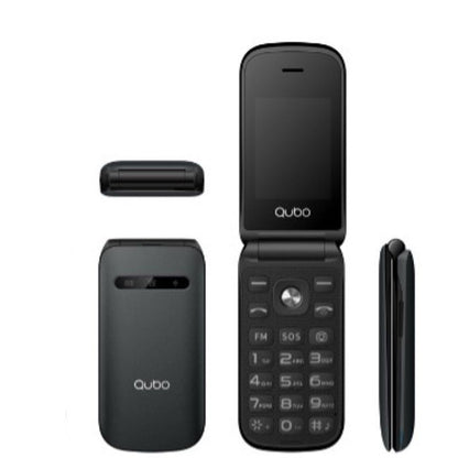 Teléfono Móvil Qubo X-209 4G para Personas Mayores
Negro