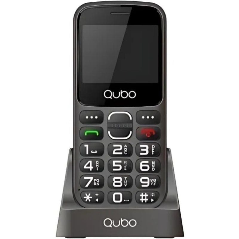 Teléfono Móvil Qubo X-230BKC 4G para Personas Mayores
Negro