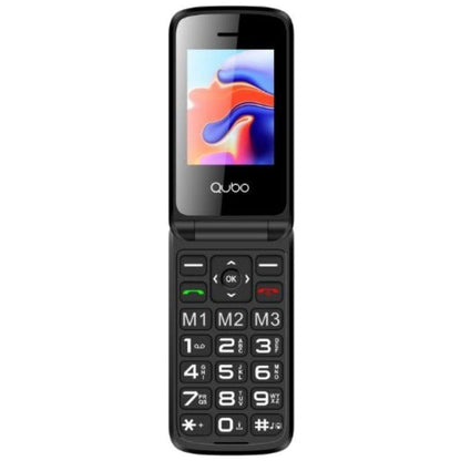 Teléfono Móvil Qubo X-247 4G para Personas Mayores
Negro