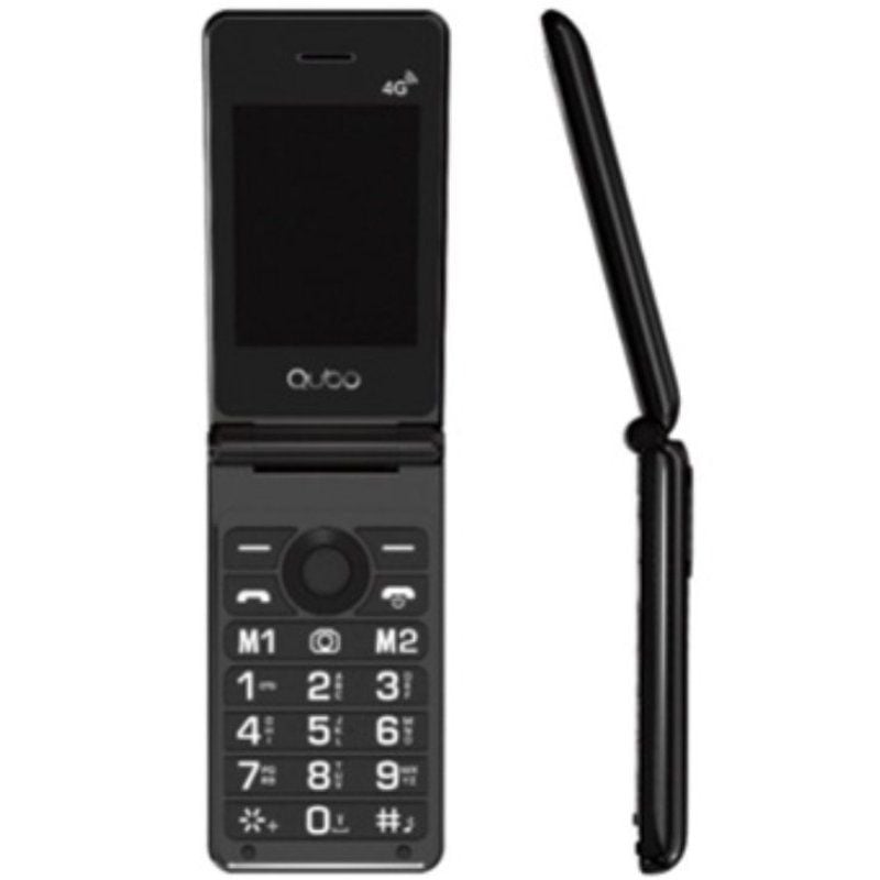 Teléfono Móvil Qubo X-28 4G para Personas Mayores
Negro