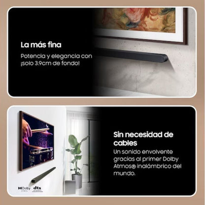 Barra de Sonido con Bluetooth Samsung Ultra Slim HW-S700D/ZF 2024
3.1