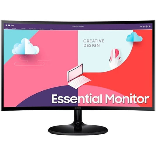 Monitor Profesional Curvo Samsung Essential Monitor S36C S27C364EAU
27"
Full HD
Negro