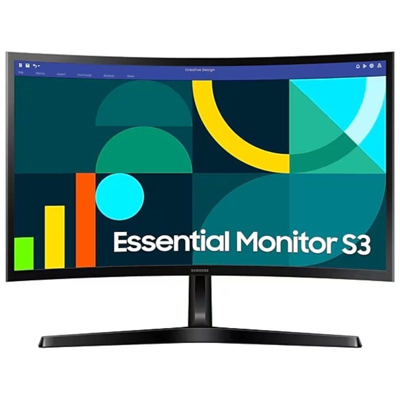 Monitor Curvo Samsung Essential Monitor S3 S27D366GAU
27"
Full HD
Negro