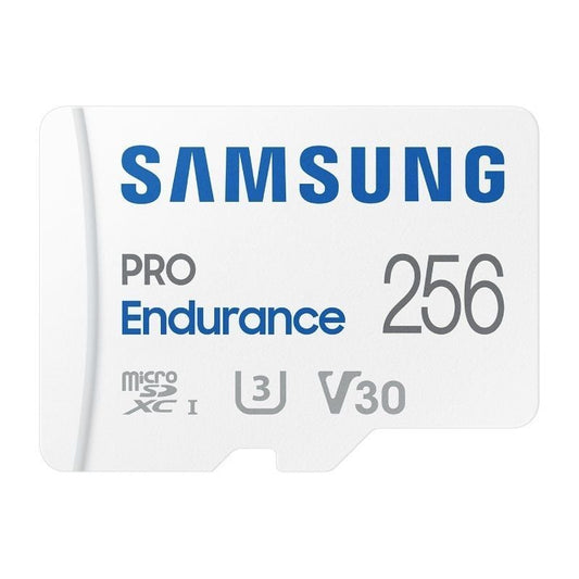 Tarjeta de Memoria Samsung Pro Endurance 256GB microSD XC con Adaptador
Clase 10
100MBs