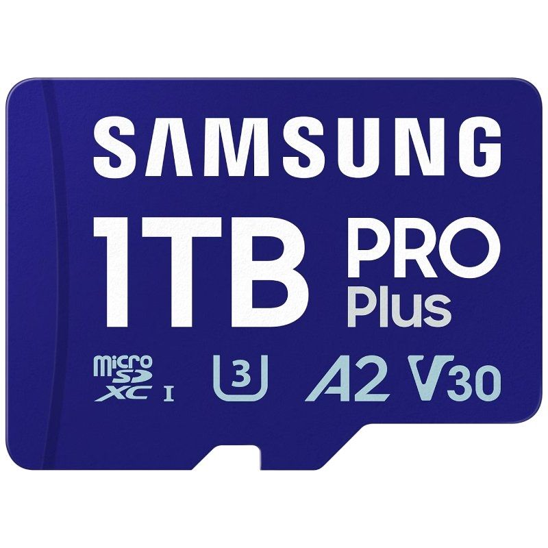 Tarjeta de Memoria Samsung PRO Plus 2024 1TB microSD XC
Clase 10
180MBs