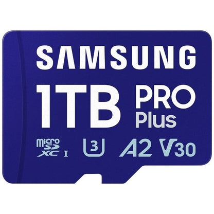 Tarjeta de Memoria Samsung PRO Plus 2024 1TB microSD XC
Clase 10
180MBs