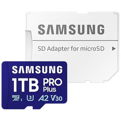 Tarjeta de Memoria Samsung PRO Plus 2024 1TB microSD XC
Clase 10
180MBs