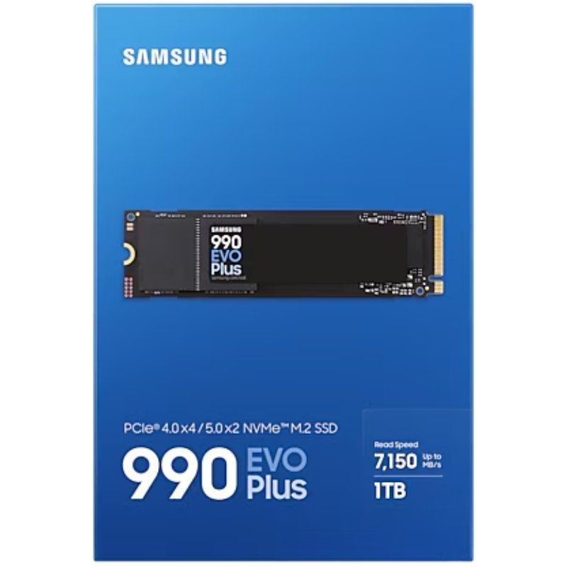 Samsung 990 EVO Plus SSD 1TB PCIe 4.0x 4  NVMe 2.0