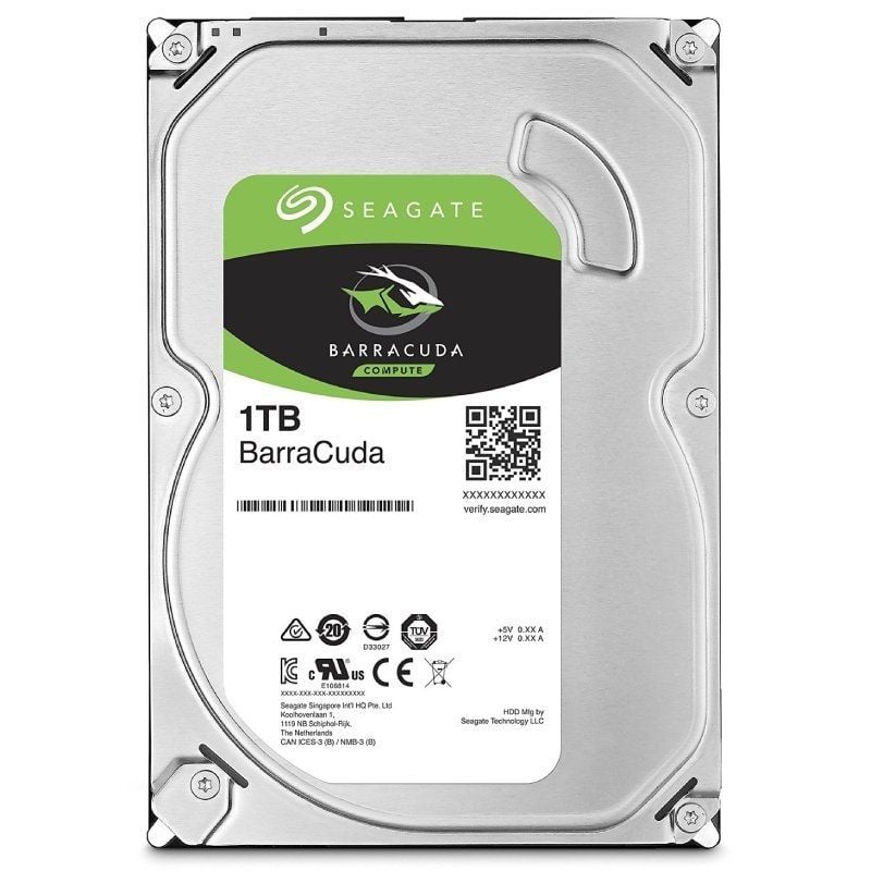 Disco Duro Seagate BarraCuda 1TB
3.5"
SATA III
256MB