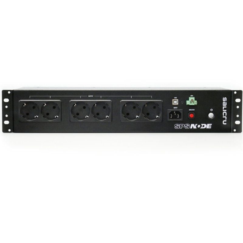 SAI Offline Salicru SPS 900 Node
900VA
8 Salidas
Formato Rack 2U