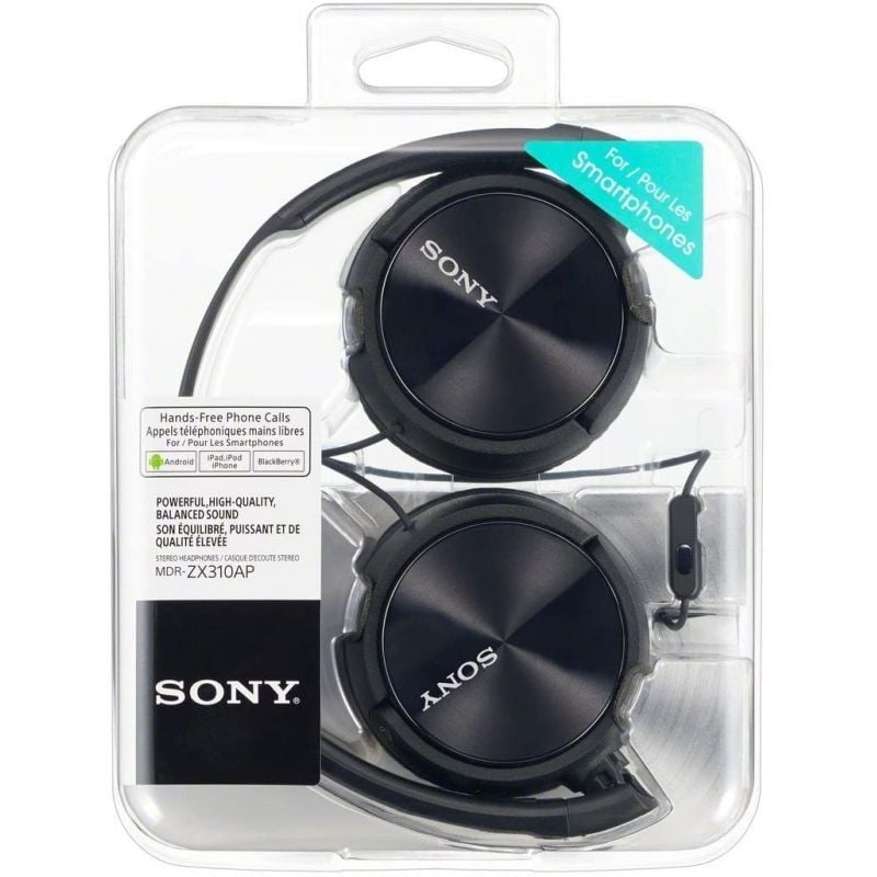 Auriculares Sony MDRZX310APB
con Micrófono
Jack 3.5
Negros