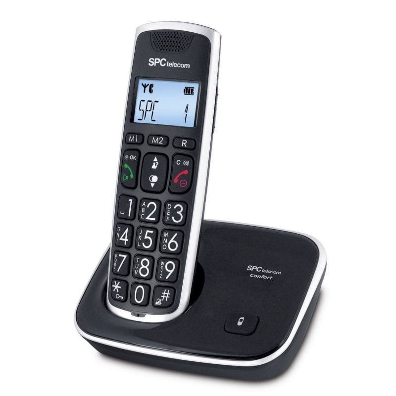 SPC 7608N Telefono DECT CONFORT KAISER Negro