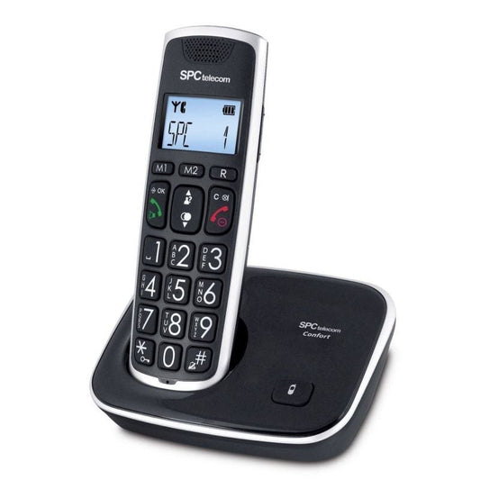 SPC 7608N Telefono DECT CONFORT KAISER Negro