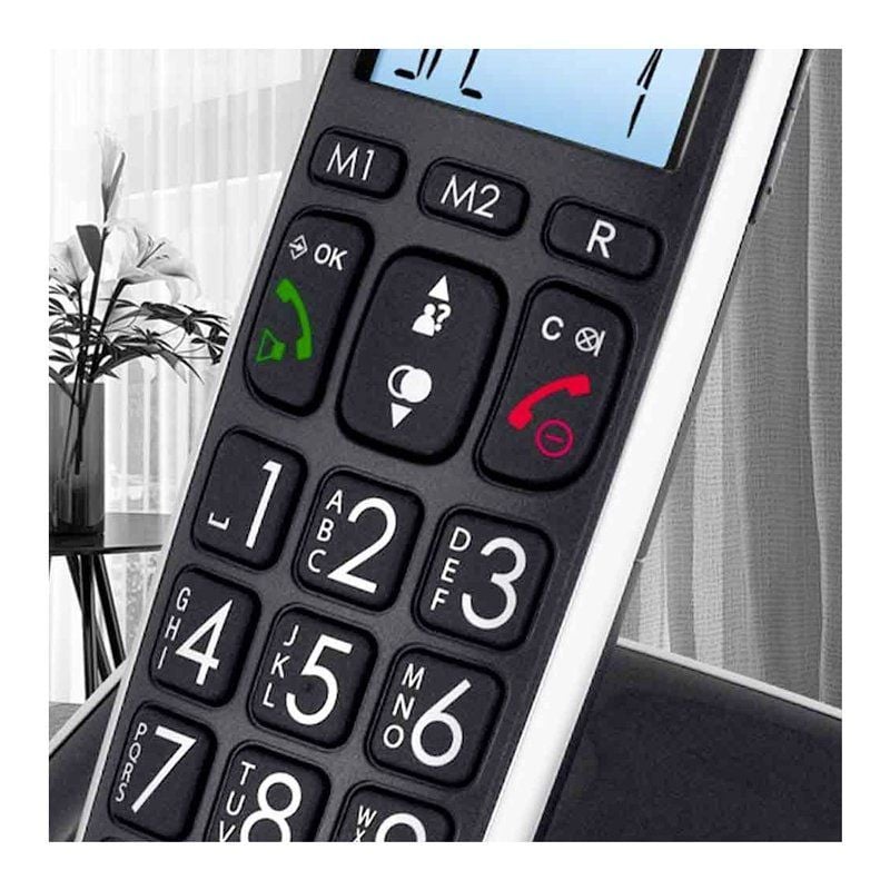 SPC 7608N Telefono DECT CONFORT KAISER Negro