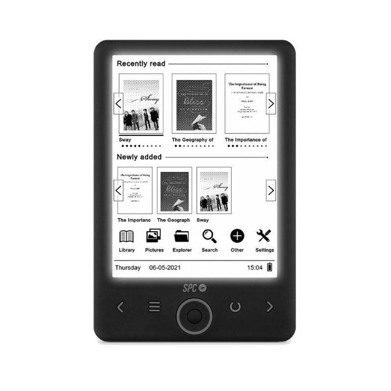 SPC eBook Dickens Light 2 6" 8GB microSD