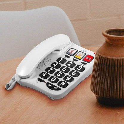 SPC 3295B Telefono CONFORT NUMBERS 2 Blanco