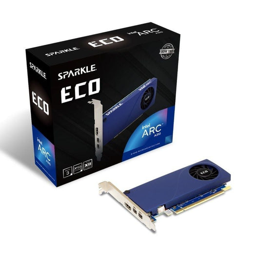 Tarjeta Gráfica Sparkle Intel Arc A310 ECO
4GB GDDR6
Compatible con Perfil Bajo