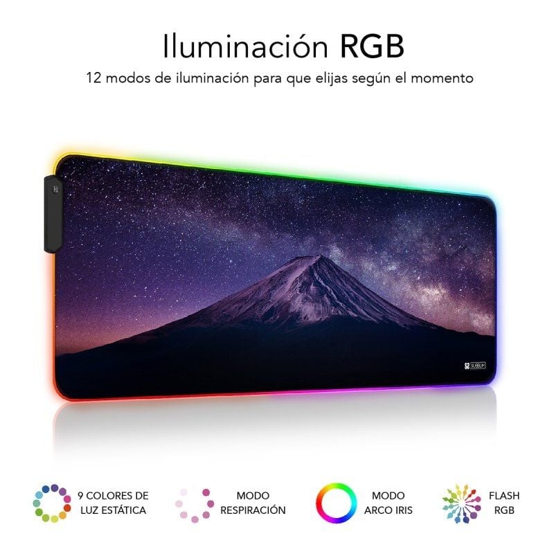 Alfombrilla Subblim SUBMP-02RGB11 LED RGB Montaña XL
800 x 300 x 4 mm