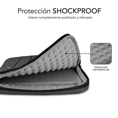 Funda Subblim Air Padding 360 Sleeve para Portátiles hasta 15.6"
Gris Oscuro