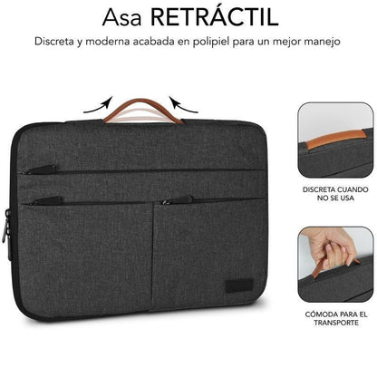 Funda Subblim Air Padding 360 Sleeve para Portátiles hasta 15.6"
Gris Oscuro