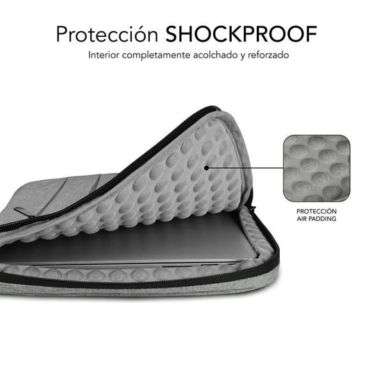 Funda Subblim Air Padding 360 Sleeve para Portátiles hasta 15.6"
Gris Claro