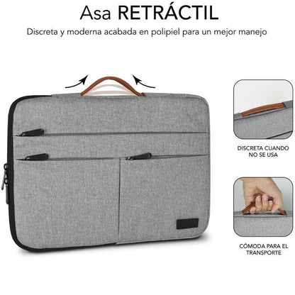 Funda Subblim Air Padding 360 Sleeve para Portátiles hasta 15.6"
Gris Claro