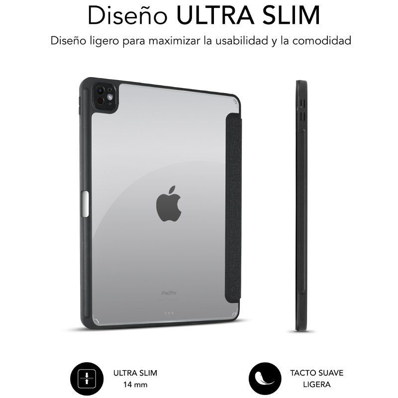 Funda Subblim Clear Shock Case para iPad Pro 11" 2024 M4
Negra