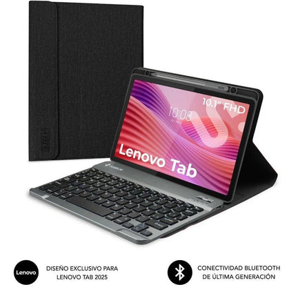 Funda con Teclado Subblim Shock Case Lenovo Tab 10.1" 2025
Negra