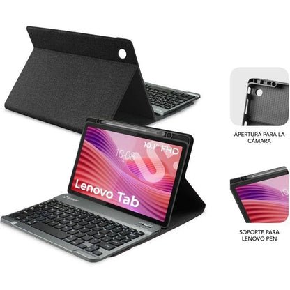 Funda con Teclado Subblim Shock Case Lenovo Tab 10.1" 2025
Negra