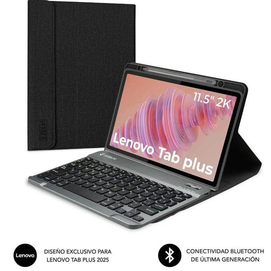 Funda con Teclado Subblim Keytab Pro BT Lenovo Tab 2025 11.5"
Negra