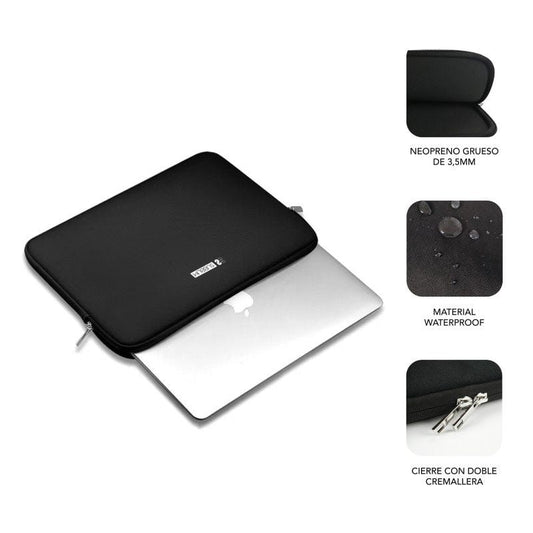 Funda Subblim Business Laptop Sleeve Neoprene V2 para Portátiles hasta 15.6"
Negra