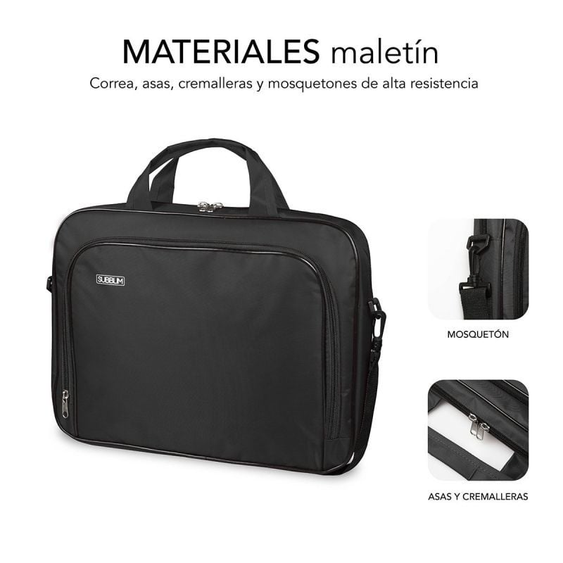 Maletín Subblim Oxford para Portátiles hasta 14"
Negro