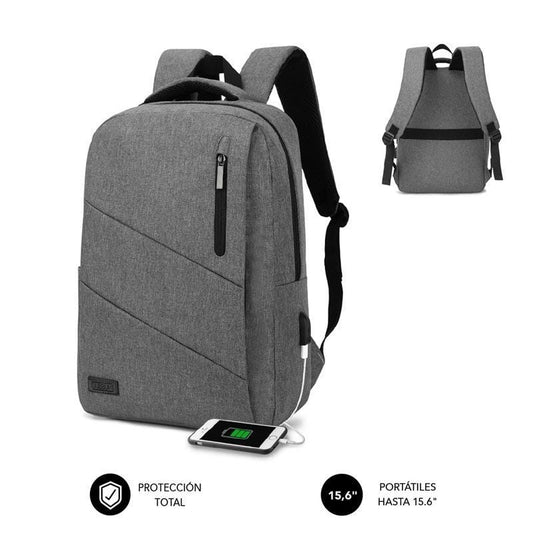Mochila Subblim City Backpack para Portátiles hasta 15.6"
Puerto USB
Gris