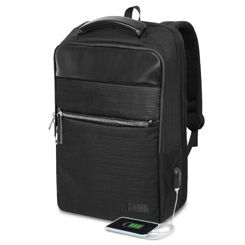 Mochila Subblim Business V2 AP Backpack para Portátiles hasta 15.6"
Puerto USB
Negra