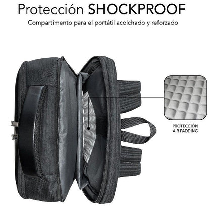 Mochila Subblim Business V2 AP Backpack para Portátiles hasta 15.6"
Puerto USB
Negra