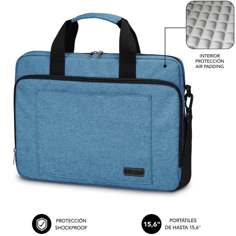 Mochila Subblim Air Padding Laptop Bag para Portátiles hasta 15.6"
Azul