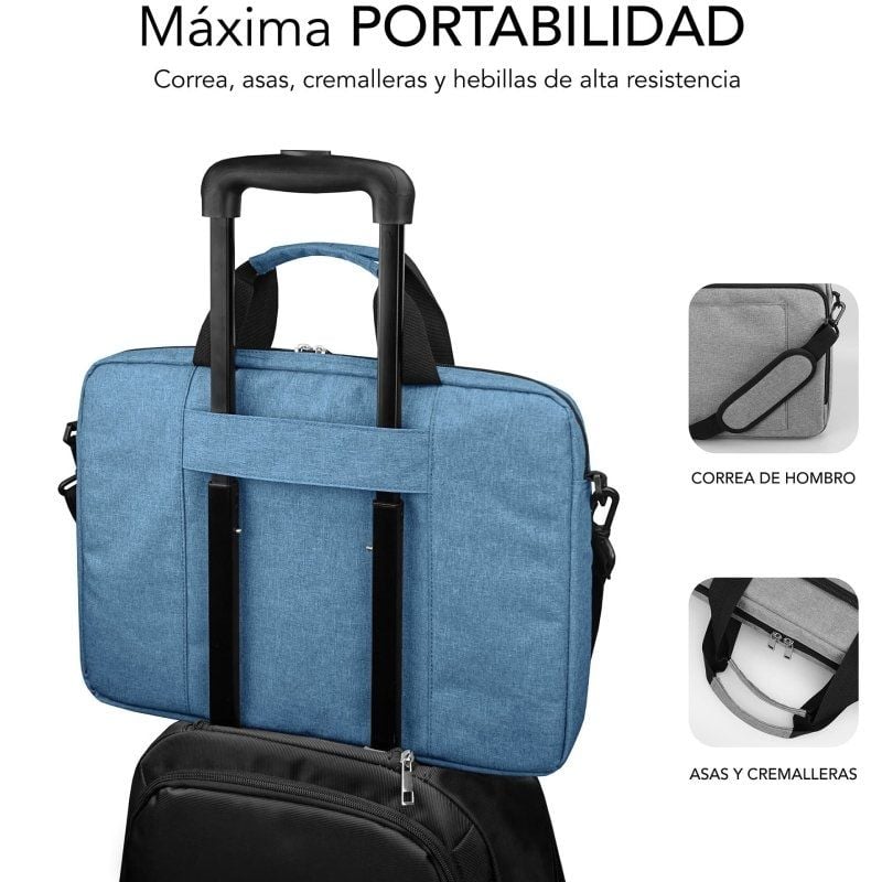 Mochila Subblim Air Padding Laptop Bag para Portátiles hasta 15.6"
Azul