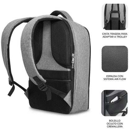 Mochila Subblim Secure V2 AP para Portátiles hasta 15.6"
Puerto USB
Antirrobo
Gris