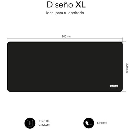 Set Ratón Inalámbrico y Alfombrilla Subblim Harmony Black
hasta 1200 DPI