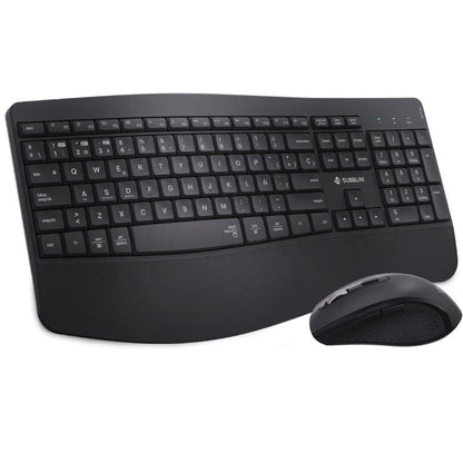 Teclado y Ratón Inalámbrico Subblim Combo Dual Office Prowave
Negro