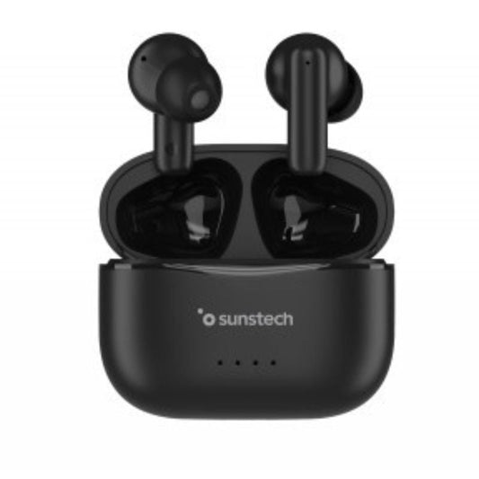 Auriculares Bluetooth Sunstech WAVEPODSBK con estuche de carga
Autonomía 4.5h
Negros