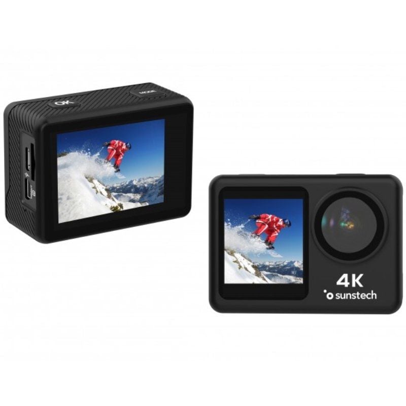 Cámara Digital Deportiva Sunstech Adventure 4K
16MP
Ángulo de visión 170º
Negra