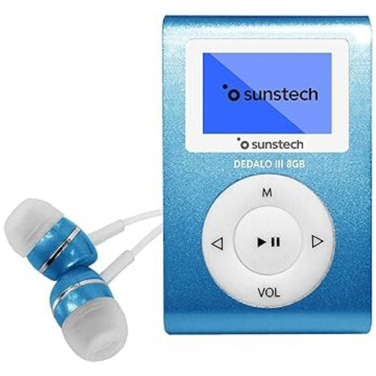 Reproductor MP3 Sunstech Dedalo III
8GB
Radio FM
Azul