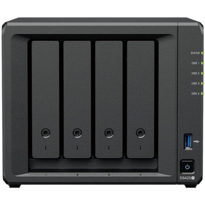 NAS Synology Diskstation DS425+
4 Bahías 3.5"- 2.5"
2GB DDR4
Formato Torre