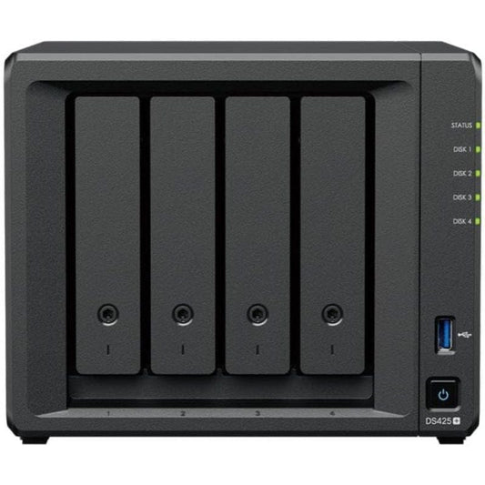 NAS Synology Diskstation DS425+
4 Bahías 3.5"- 2.5"
2GB DDR4
Formato Torre