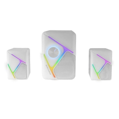Mars Gaming Altavoces MS-H21 2.1 35W RGB Blanco
